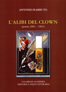 Copertina "L'alibi del clown" di Antonio Barbuto