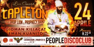 Catanzaro – Musica reggae, oggi al People il reggae di Capleton