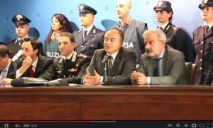 Conferenza stampa del procuratore aggiunto Nicola Gratteri