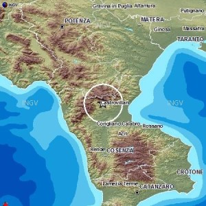 Scossa di terremoto in provincia di Cosenza