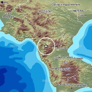 Scossa di terremoto questa mattina in Provincia di Cosenza