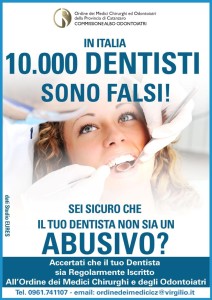 Campagna contro l’esercizio abusivo della professione odontoiatrica