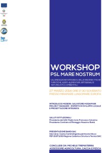 Soverato – Giovedì 27 Marzo workshop PSL Mare Nostrum