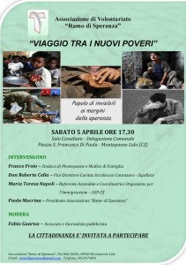 Montepaone – Sabato 05 Aprile convegno “Viaggio tra i nuovi poveri”