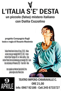 Chiaravalle – Mercoledì 9 aprile, spettacolo “L’Italia s’è desta”