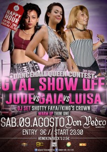 Soverato – “Gyal Show Off” (3a edizione): Sabato 9 agosto torna al Don Pedro il contest di dancehall queen