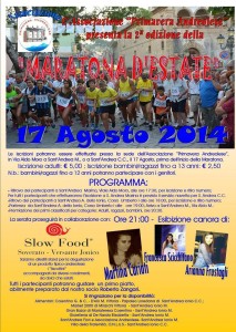 S. Andrea Jonio – Domenica 17 Agosto la seconda edizione della “Maratona d’Estate”
