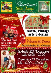 Catanzaro – Appuntamento natalizio per il Mercatino del Vintage!!!