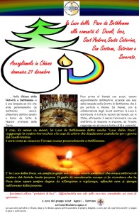 La Luce della Pace di Betlemme nel Soveratese