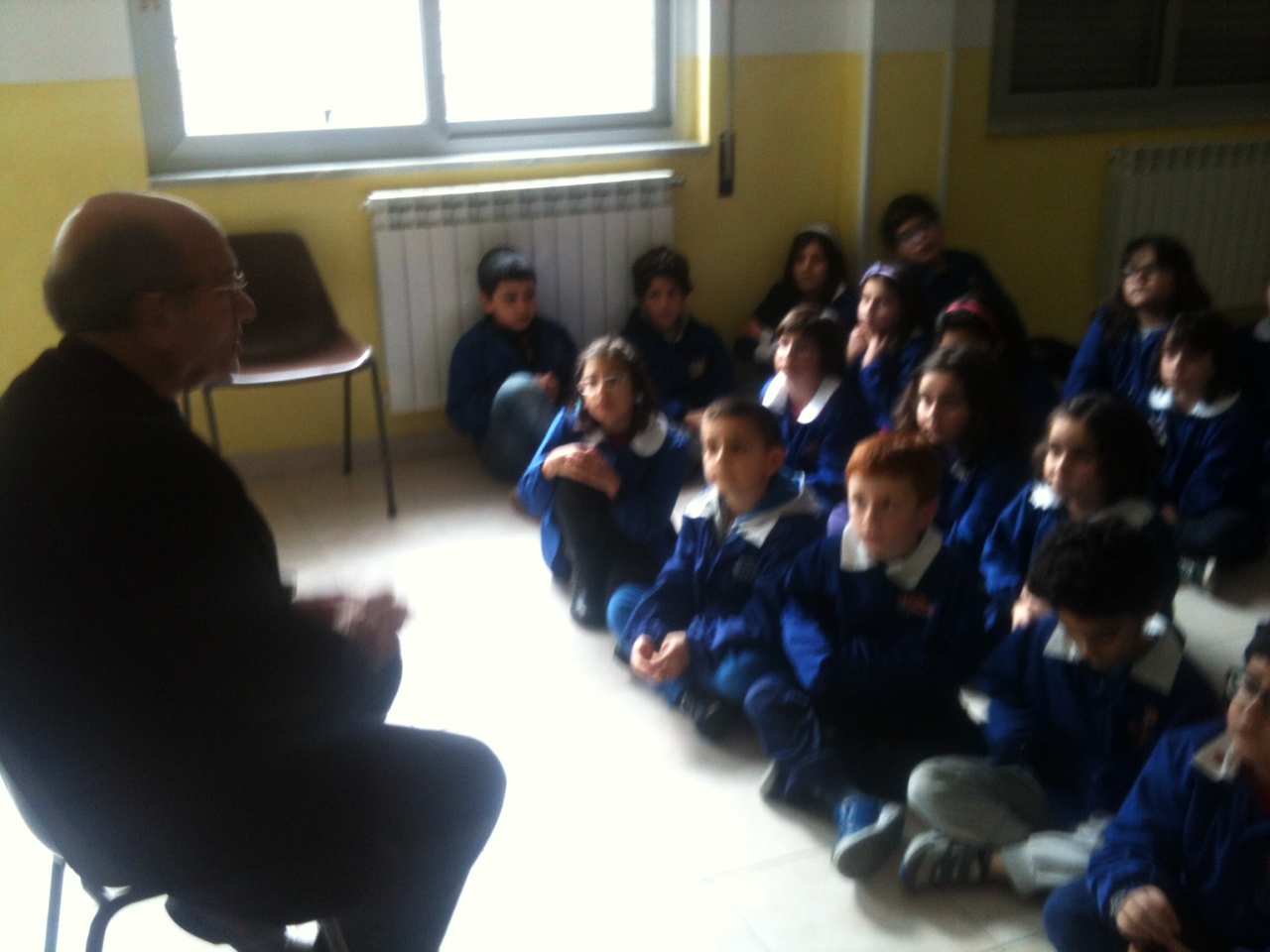 lezione in aula con il dr. Franco Santopolo