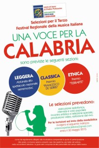Festival Regionale della Musica Italiana “Una Voce per la Calabria”