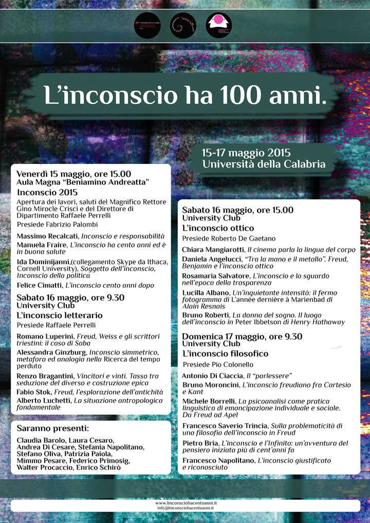 locandina_l'inconscio_ha_100_anni