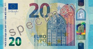 Mercoledì 25 novembre debutta la nuova banconota da 20 euro
