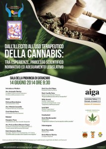 Catanzaro – Convegno “Dall’illecito all’uso terapeutico della Cannabis”