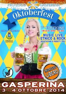 Gasperina – Settima edizione dell’Oktoberfest, musica etnica & rock