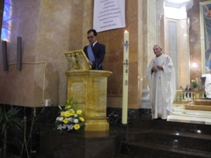 Il presidente della Provincia, Enzo Bruno, rinnova l’atto di consacrazione alla Madonna di Porto, Patrona del territorio