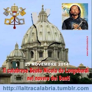 Il 23 novembre, il Beato Nicola Saggio da Longobardi sarà il primo Minimo ad essere proclamato Santo